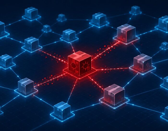 Pacchetti software npm compromessi in un attacco supply chain