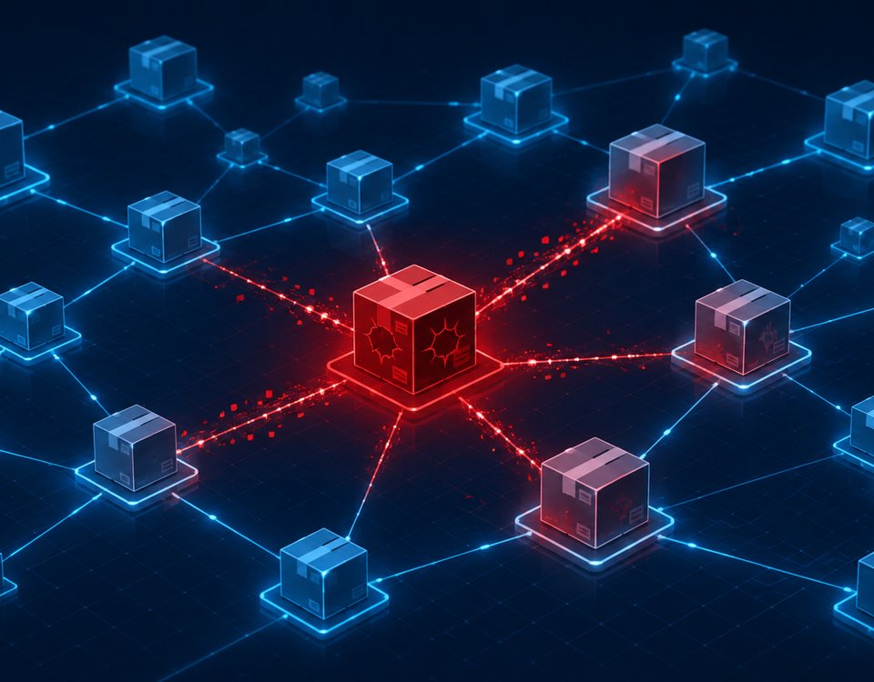 Pacchetti software npm compromessi in un attacco supply chain