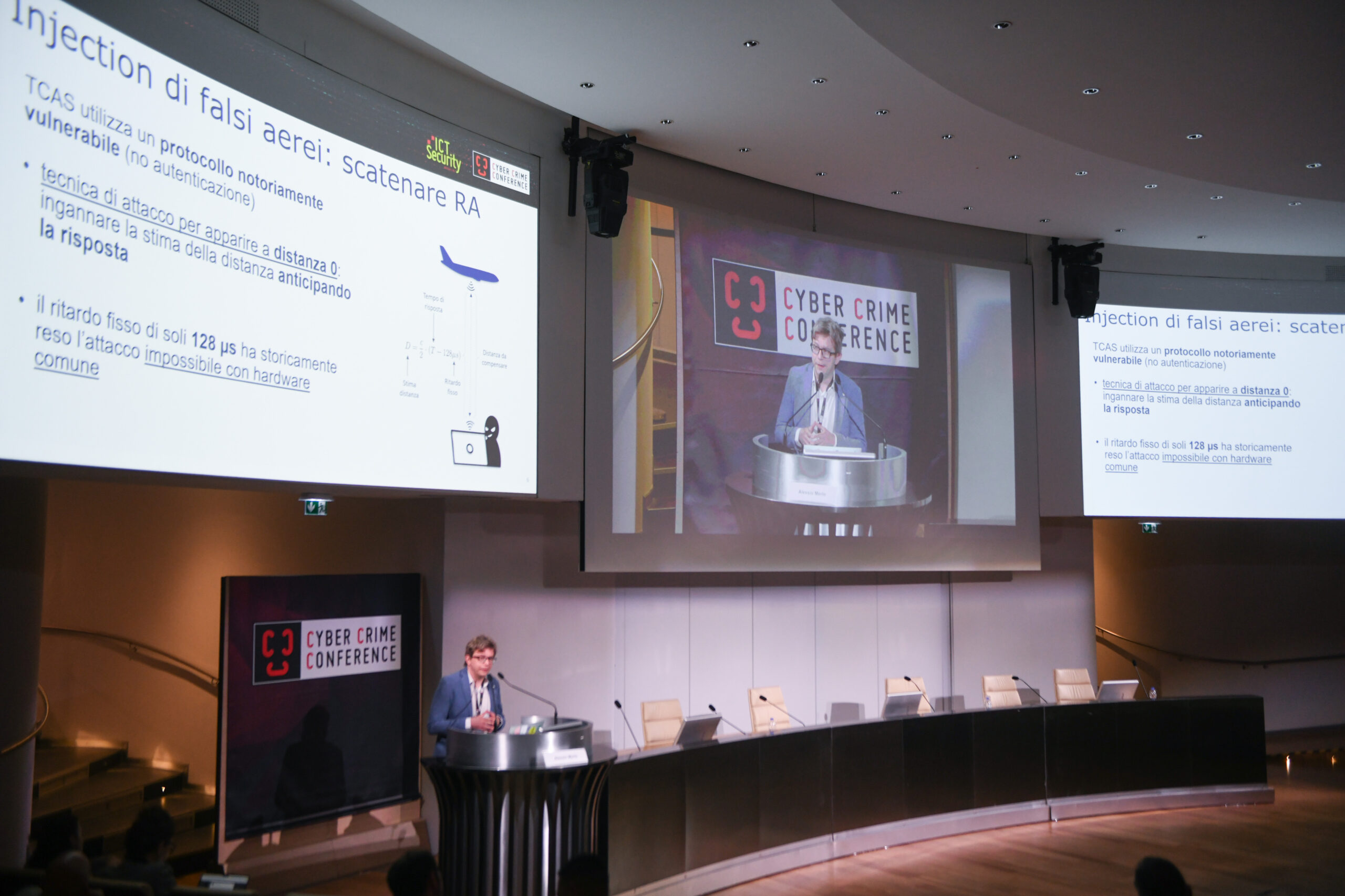Cyber Crime Conference, Alessio Merlo «Breaking TCAS» vulnerabilità e attacchi nella sicurezza aerea