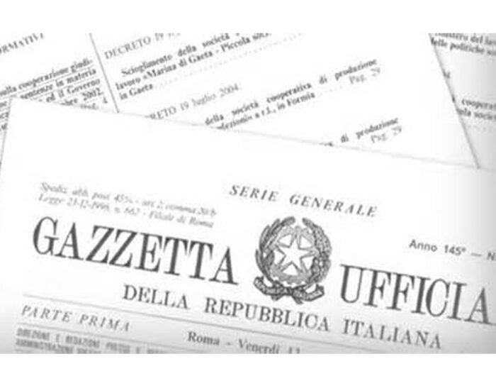 Pubblicato in Gazzetta Ufficiale il nuovo DPCM 17 febbraio 2017