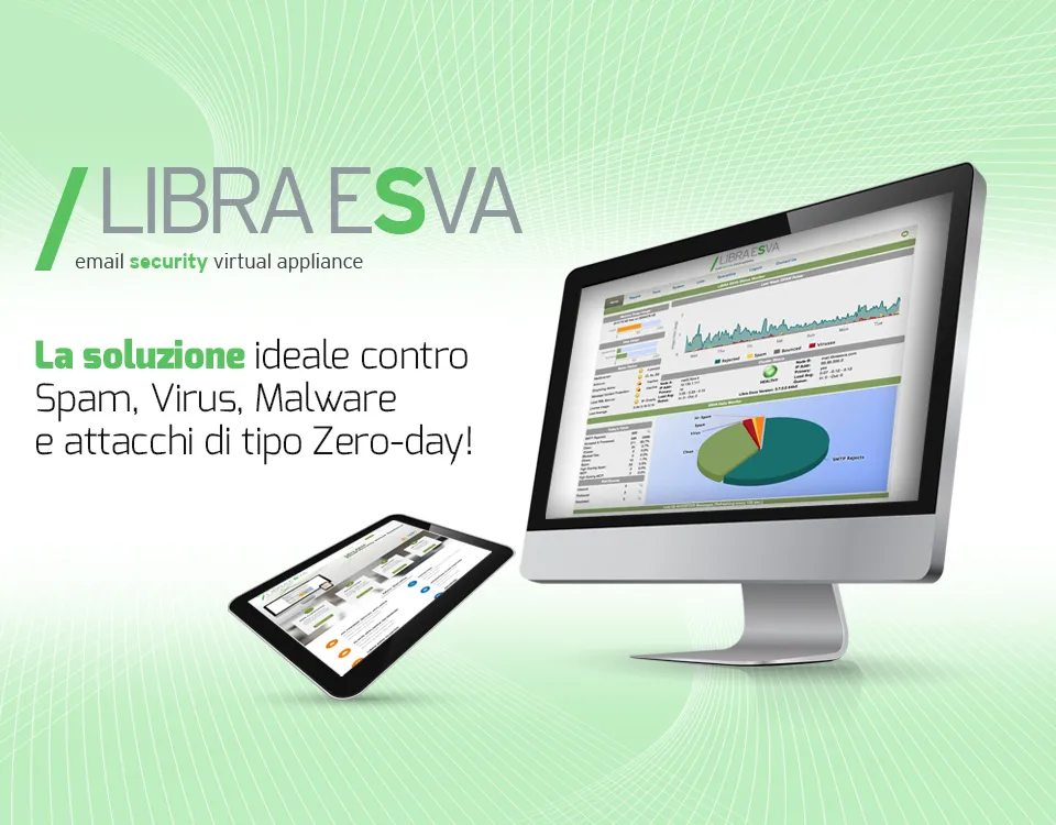 Email Security - La tecnologia italiana Libra ESVA tra i migliori sistemi di protezione e analisi dei contenuti della posta elettronica al mondo