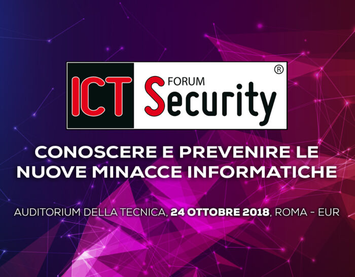 Forum ICT Security 2018 – Aperte le Iscrizioni