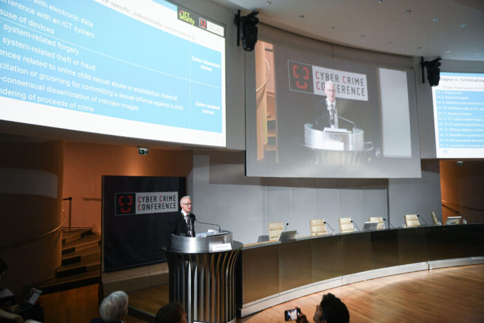 Glen Prichard, Chief della Cybercrime and Technology Section, United Nations Office on Drugs and Crime (UNODC). 14ª Cyber Crime Conference