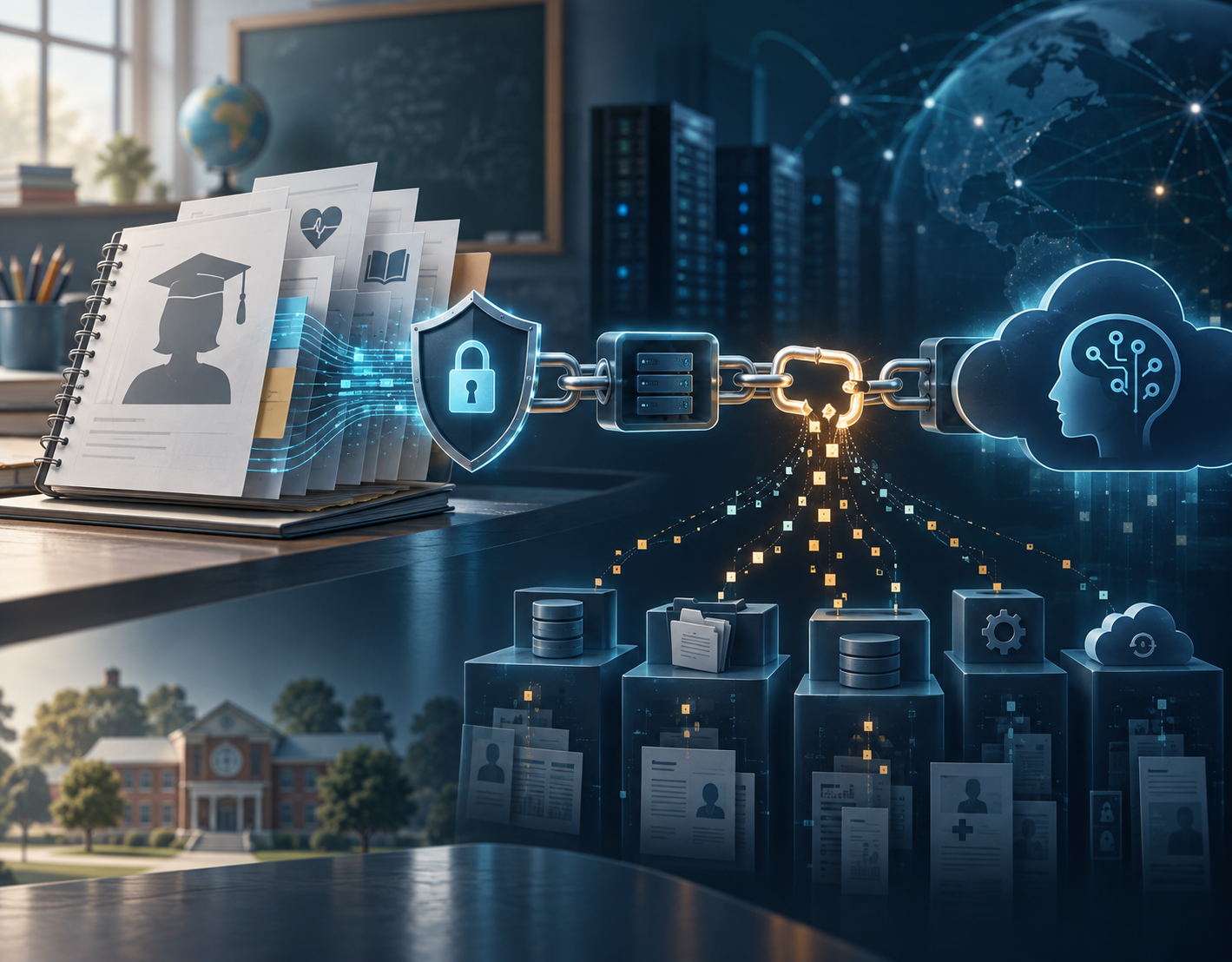 Dati degli studenti tra scuola, sistemi di intelligenza artificiale e infrastrutture digitali, con rischi di conservazione e privacy