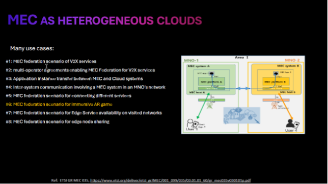 Dario Sabella al Forum ICT Security - edge computing e cybersecurity - edge-to-cloud e Intelligenza Artificiale: MEC as heterogeneous clouds (Gaming)