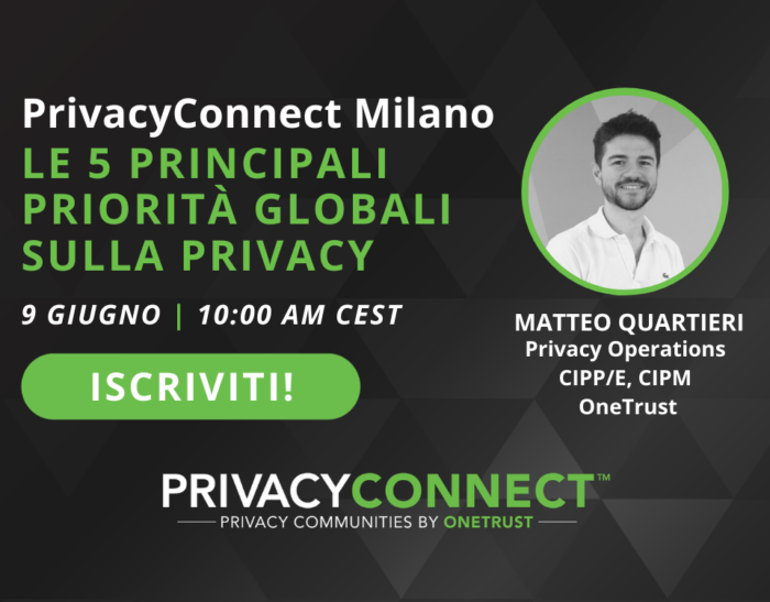 Le 5 principali priorità globali sulla privacy