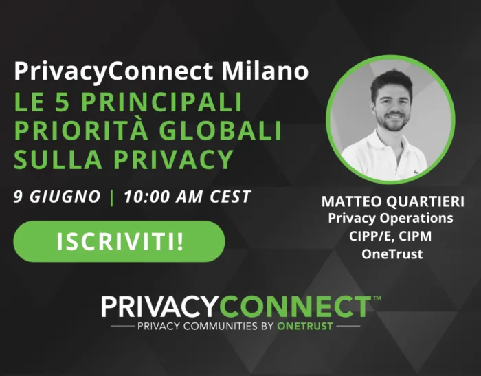 Le 5 principali priorità globali sulla privacy