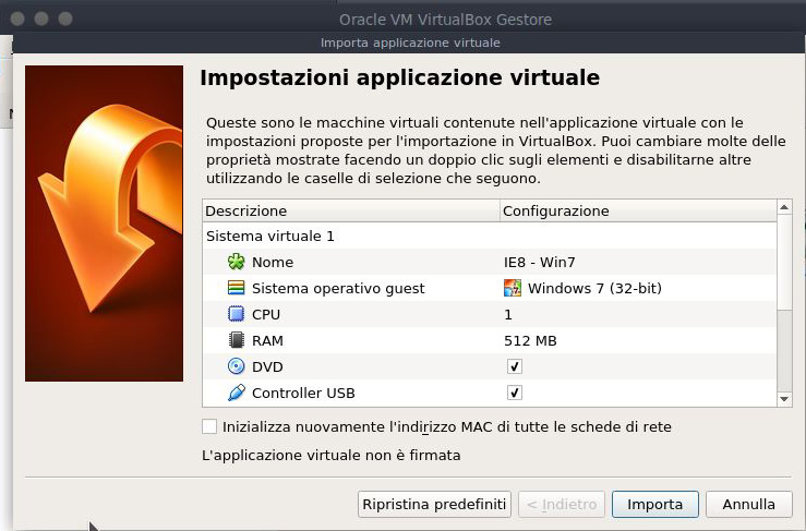 Virtualizzazione con VirtualBox per il pentesting
