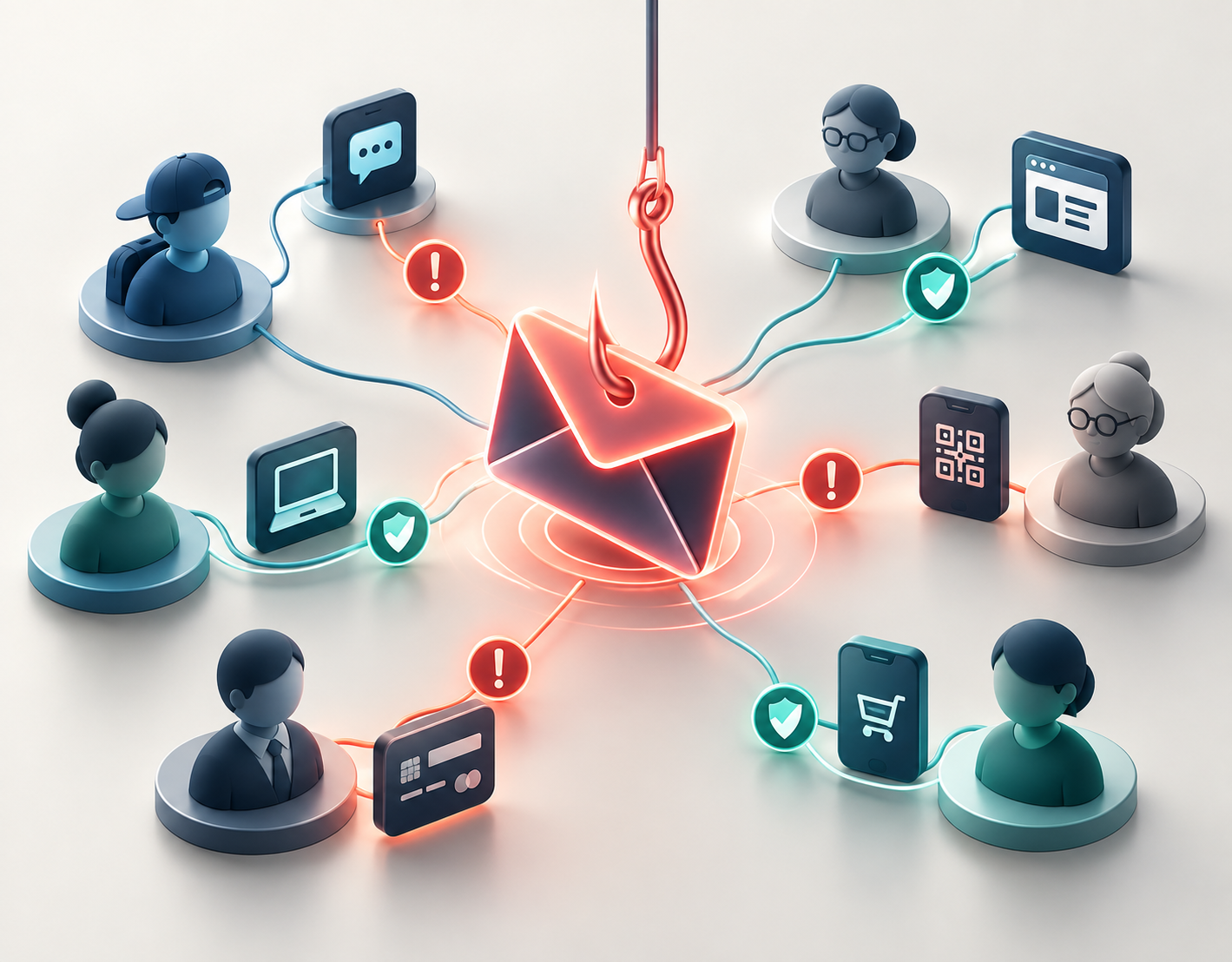 Sicurezza digitale e vulnerabilità al phishing: profilo demografico e abitudini: Rete di phishing e sicurezza digitale