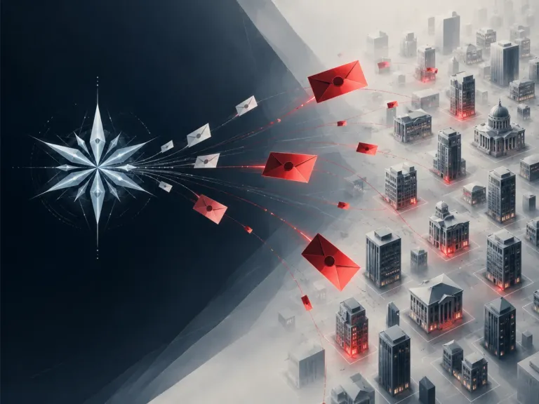 immagine che descrive le campagne condotte tra gennaio e agosto da Star Blizzard, attore russo che otto agenzie di cinque paesi ritengono subordinato al Centro 18 dell'FSB. L'attività ha interessato oltre 100 organizzazioni, in prevalenza negli Stati Uniti e nel Regno Unito, con almeno 13 campagne di phishing su larga scala oltre al consueto spear phishing mirato.