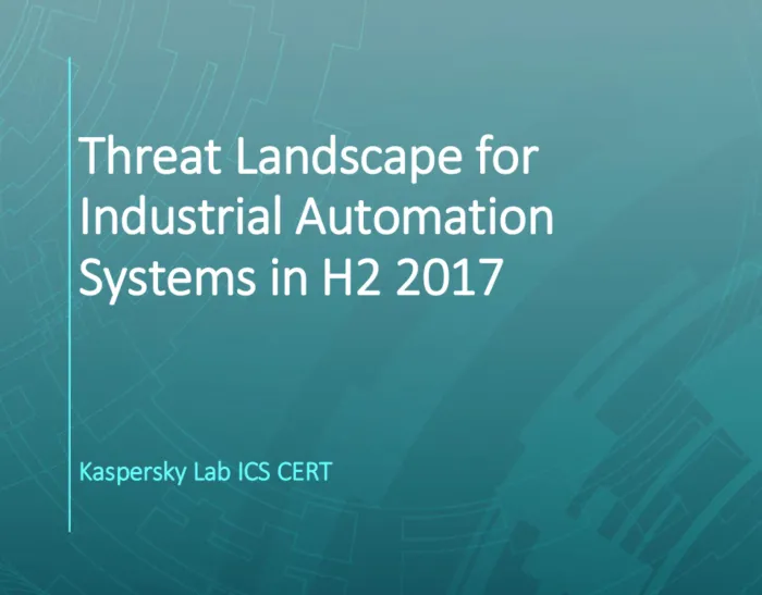 Kaspersky Lab rivela: settore energetico (38,7%) e network di integrazione ICS (35,3%) i più colpiti da cyberattacchi nel 2017.