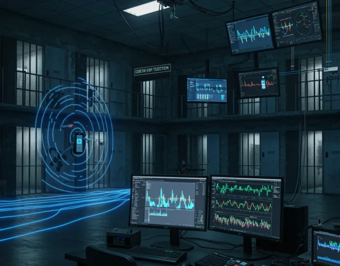 Test di rilevazione passiva con HackRF e SDR per la sicurezza carceraria