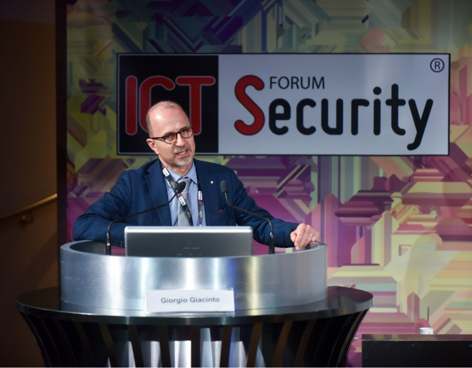 Il Professor Giorgio Giacinto al 23° Forum ICT Security parla di machine learning per individuare componenti malevoli nelle applicazioni Android