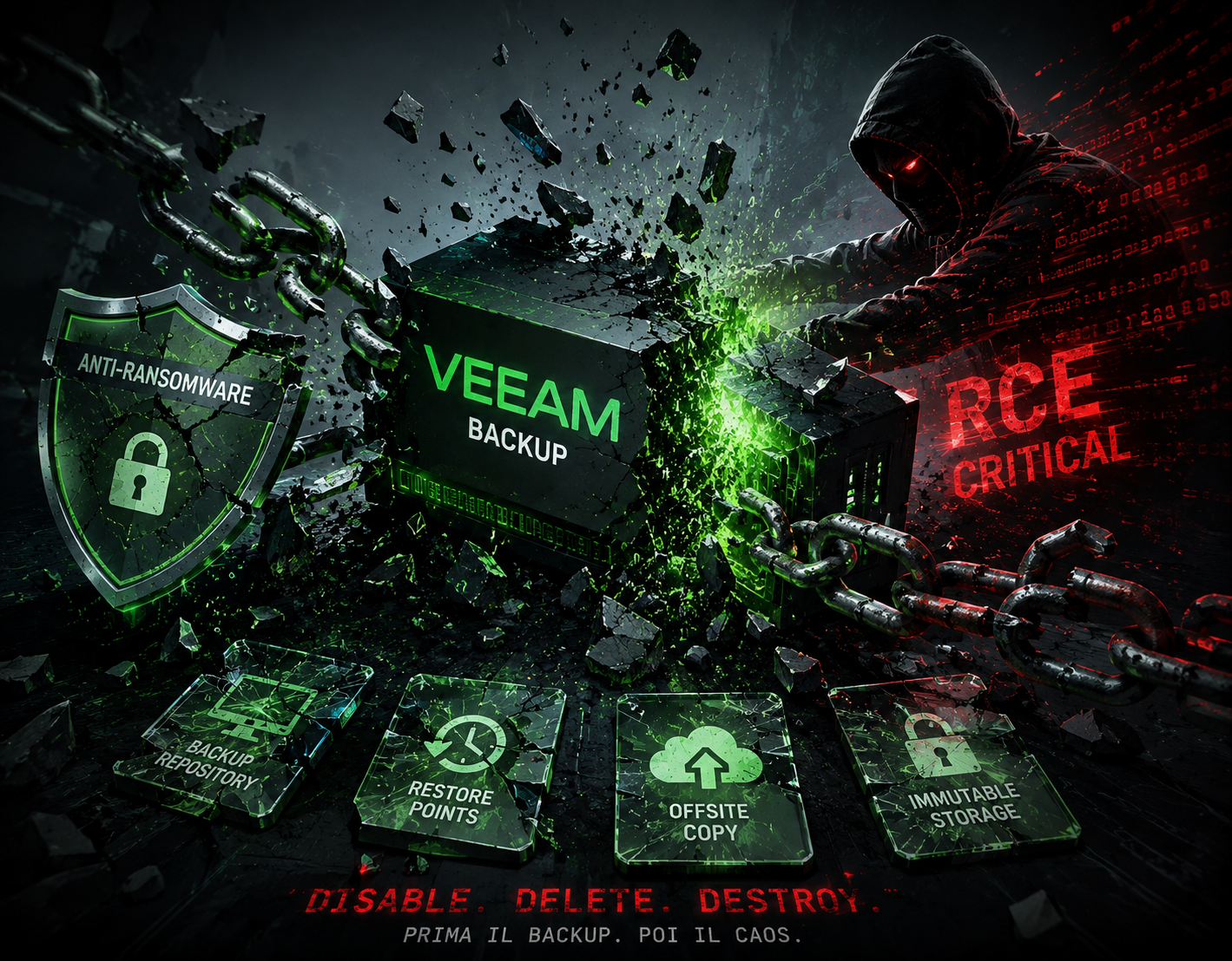 Vulnerabilità Veeam Backup una RCE critica espone l'ultima linea anti-ransomware
