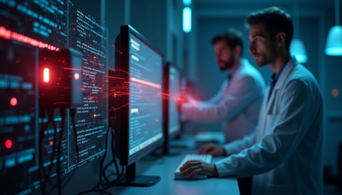 Attacchi informatici ai dispositivi medicali in ospedale, hackeraggio di pompe, pacemakers e sistemi diagnostici.