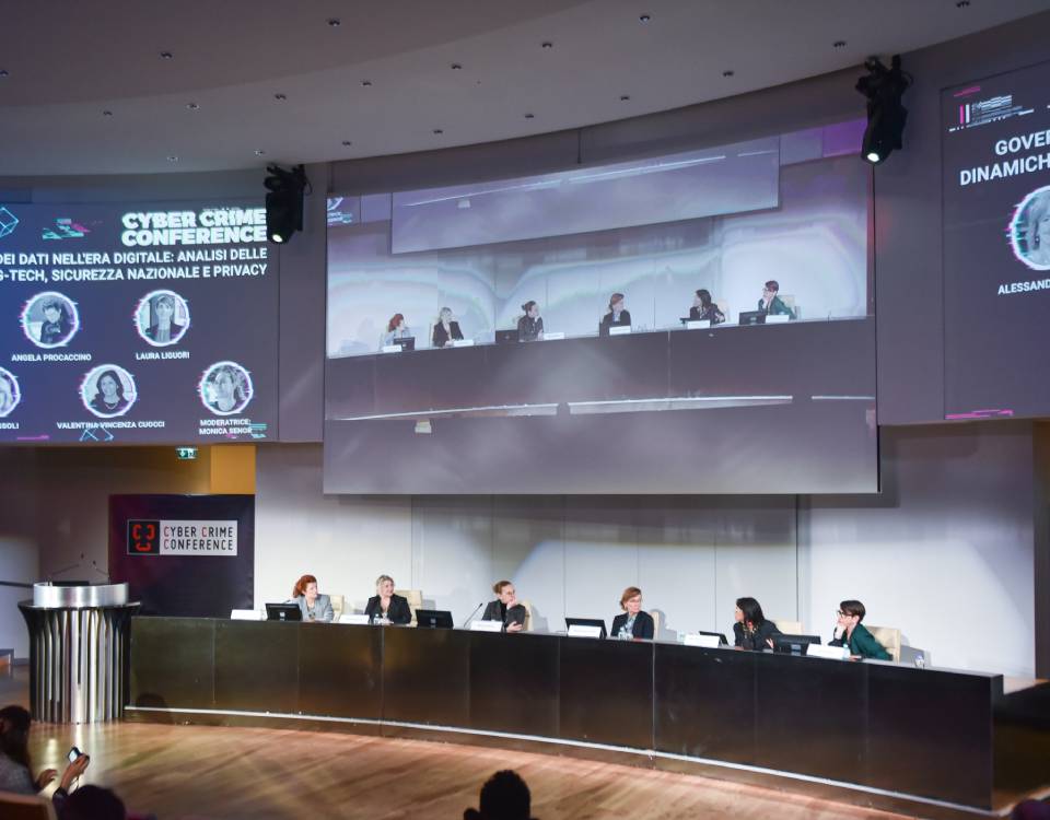 cybercrime conference: Governance dei Dati nell'era digitale: analisi delle dinamiche tra Big Tech, Privacy e Sicurezza Nazionale
