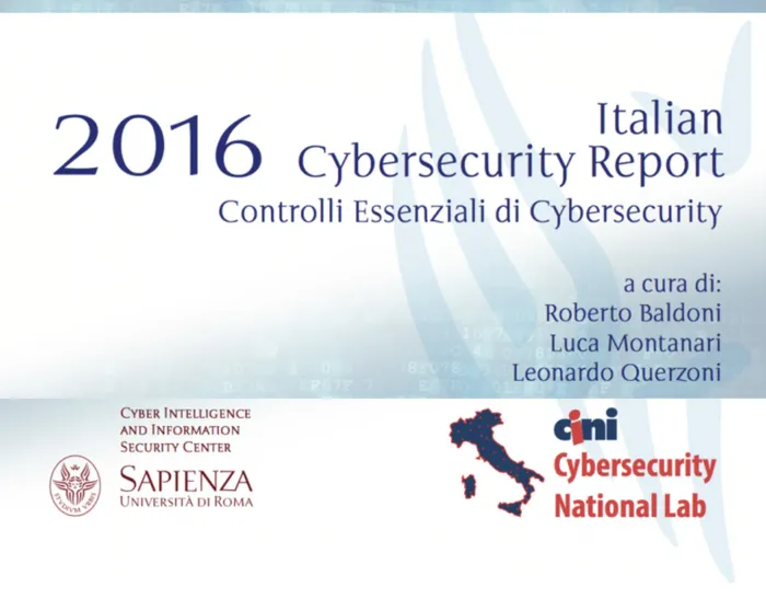 5 Controlli Essenziali di Cybersecurity per PMI dal Italian Cyber Security Report 2016