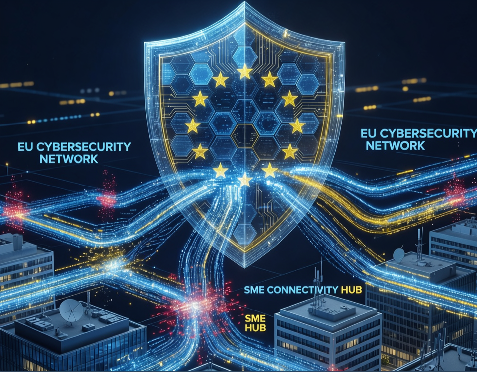 Digital SME Guide su NIS2: cybersecurity e supply chain per PMI, focus su ISO 27001, rischi informatici e conformità normativa.