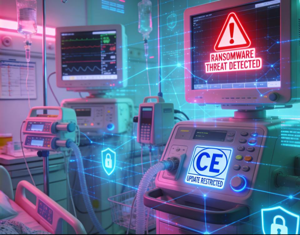 La certificazione CE limita gli aggiornamenti dei dispositivi IoMT, esponendo gli ospedali a vulnerabilità note. Scopri la securizzazione laterale.