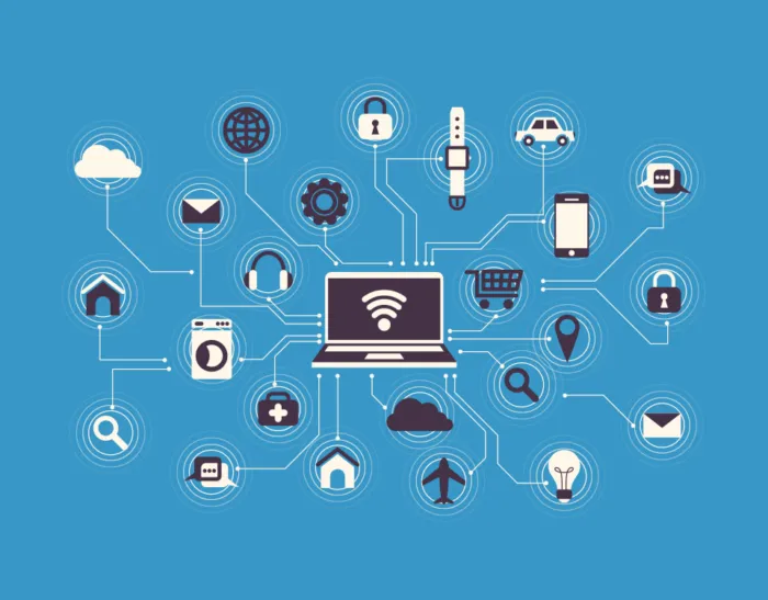 Struttura livelli standard IEEE 802.15.4 per reti IoT (internet of things) e comunicazioni wireless a basso consumo