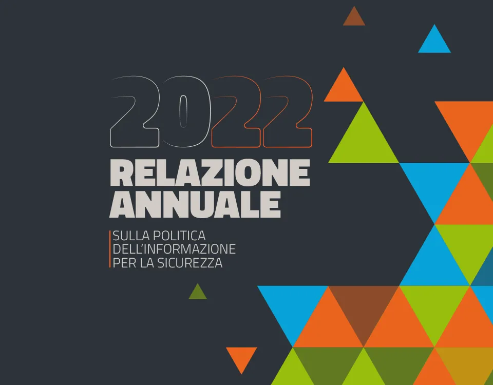 Relazione annuale sulla politica dell'informazione per la sicurezza