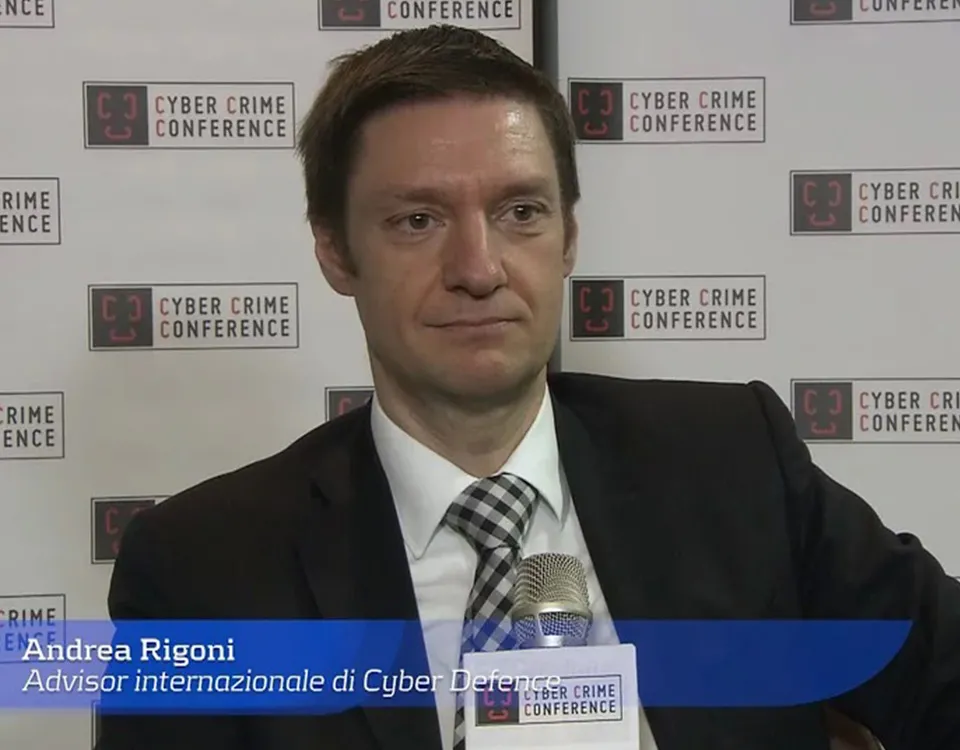 Andrea Rigoni - Intervista al Cyber Crime Conference 2018