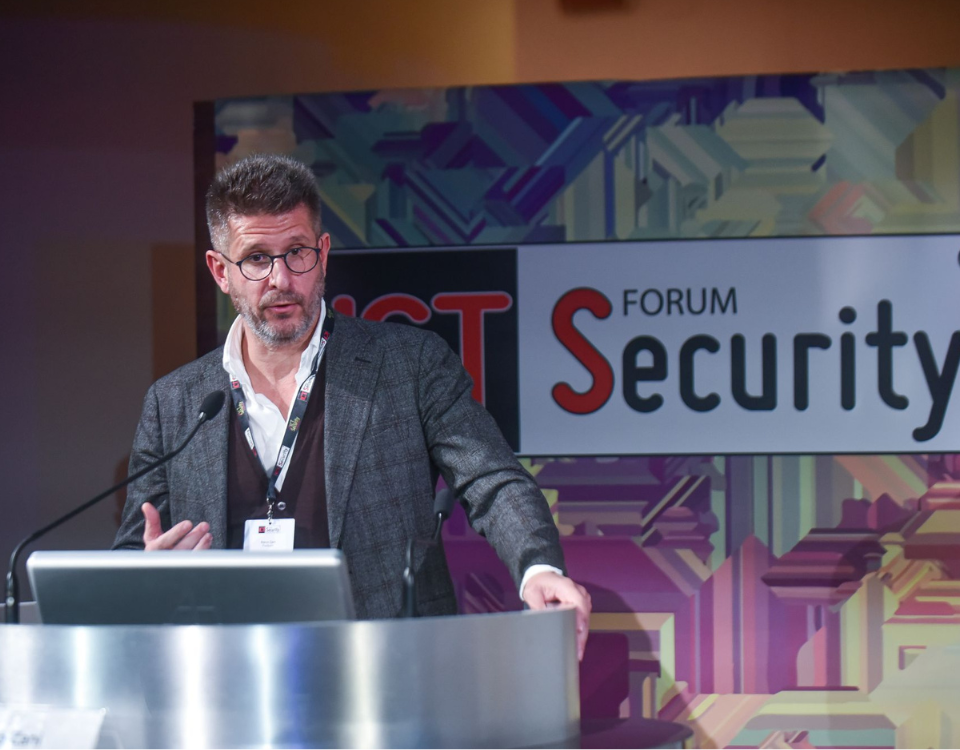 Intervento di Marco Zani di Proofpoint al Forum ICT Security 2025 sulla Human-Centric Security e sul ruolo del fattore umano nella cybersecurity.