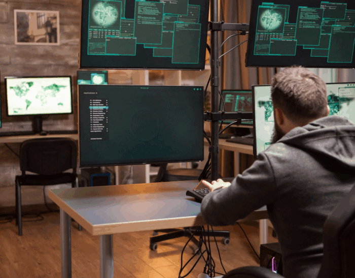 Endpoint Security dashboard EDR XDR monitoring ransomware detection Zero Trust architecture AI threat intelligence