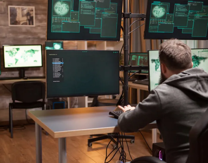 Endpoint Security dashboard EDR XDR monitoring ransomware detection Zero Trust architecture AI threat intelligence