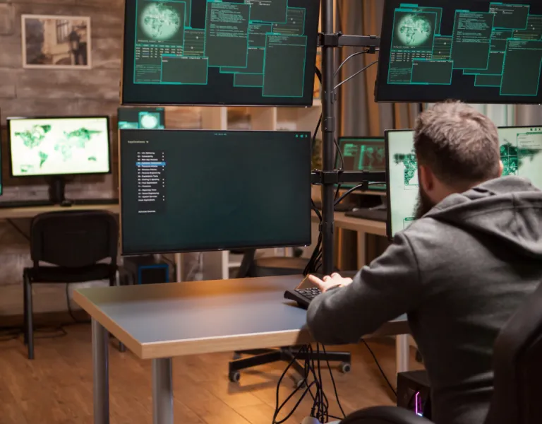 Endpoint Security dashboard EDR XDR monitoring ransomware detection Zero Trust architecture AI threat intelligence