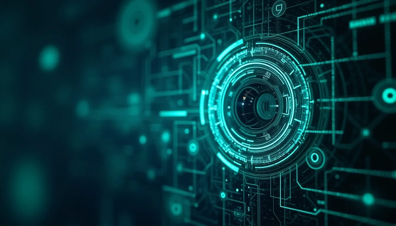 tecnologie di intelligenza artificiale per la privacy, tra cui Zero Knowledge Proofs, crittografia omomorfica e federated learning, con circuiti digitali e simboli di sicurezza.